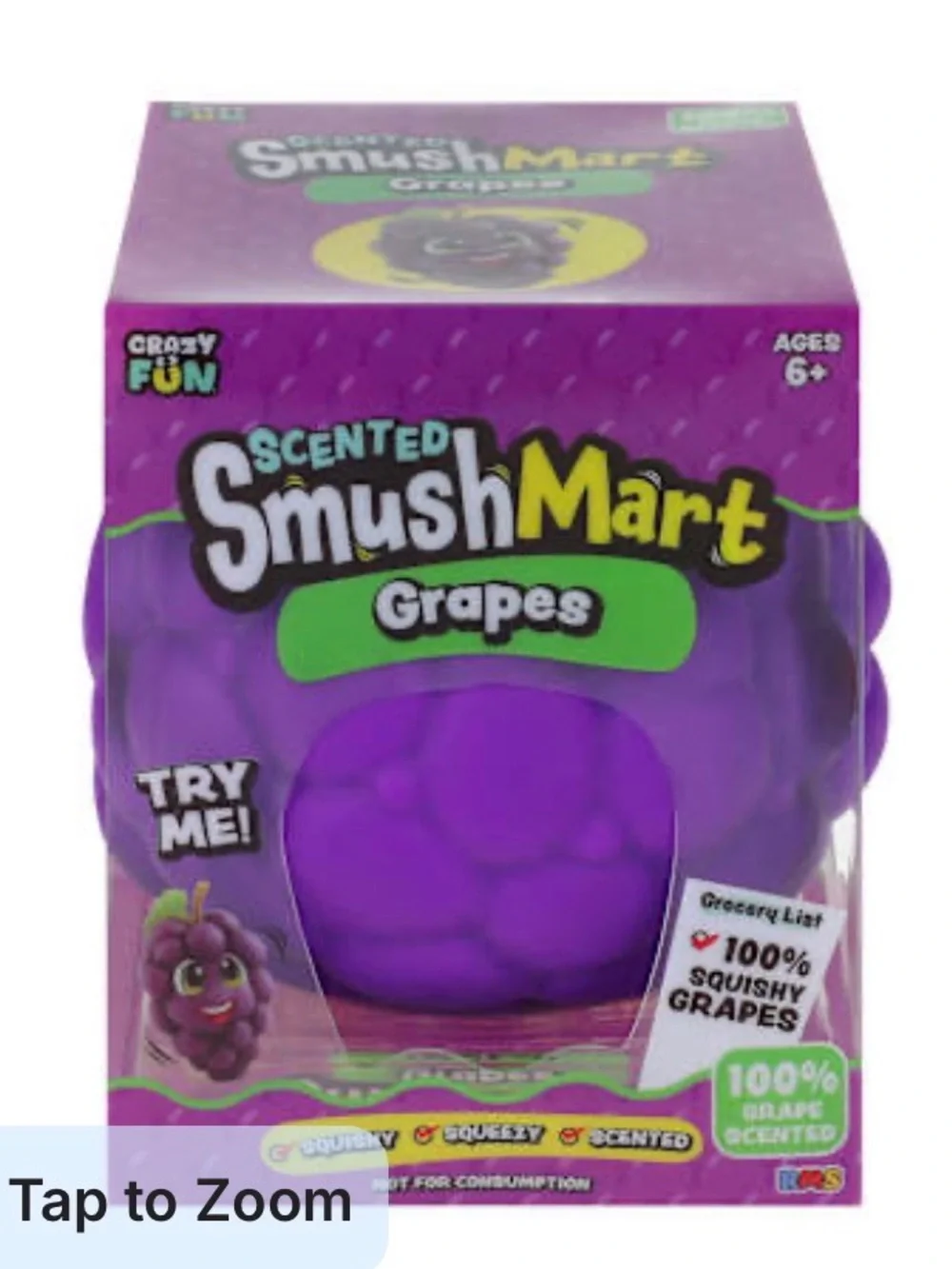 Scented SmushMart Grapes - Purple - Picture 4 of 4